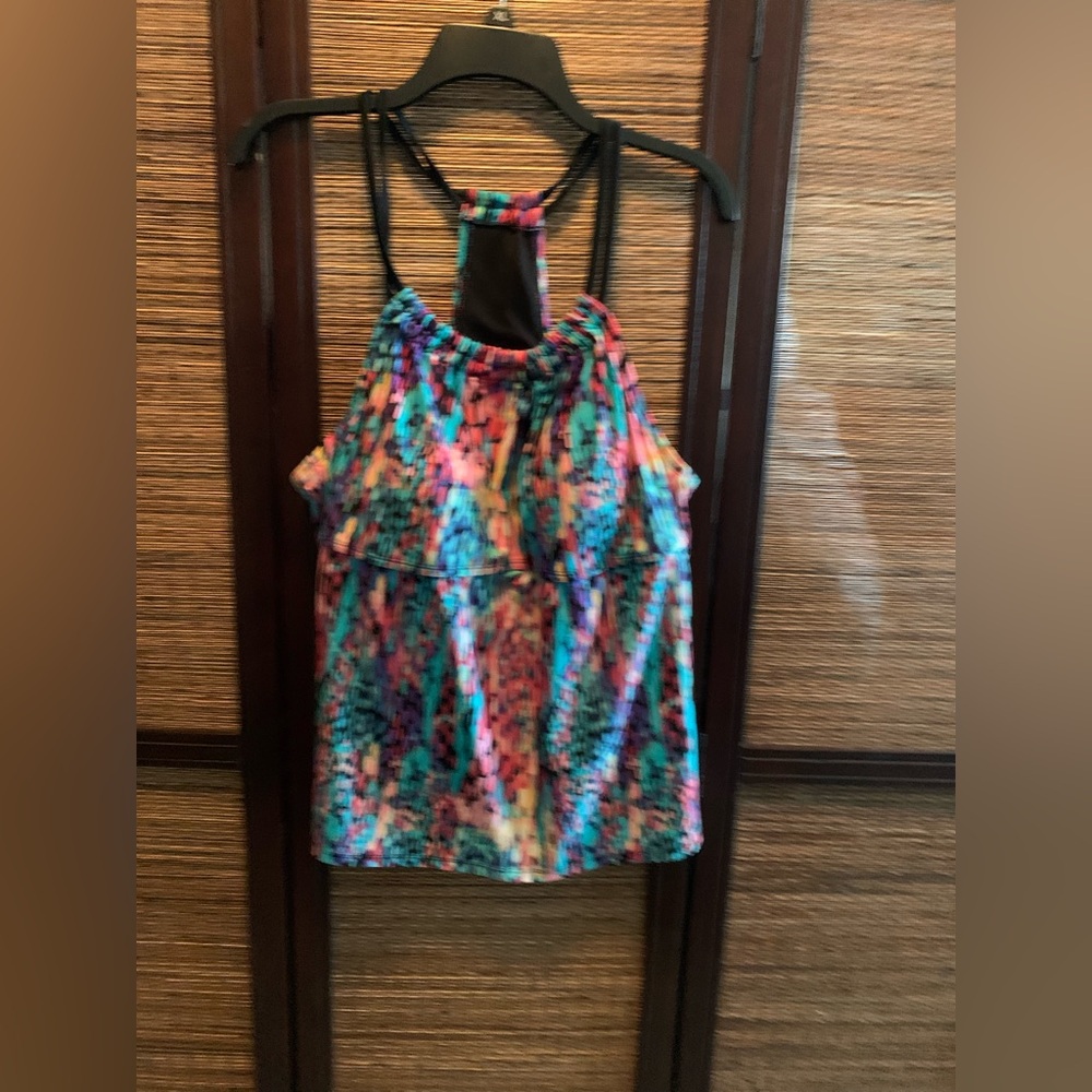 Colorful Women's Swim Top